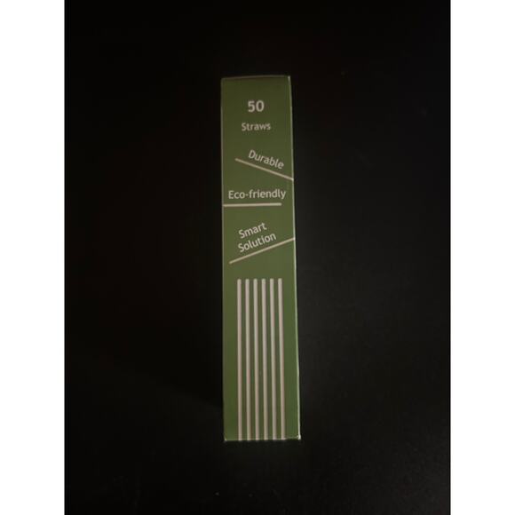 New 8 Packs 400 Total BioGreenChoice Paper Straws 7.75" x 0.23" White - Picture 10 of 11
